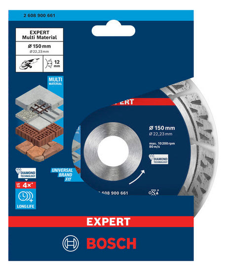 BOSCH-EW Diamant-Trennscheibe 150x12mm 2608900661 f.Beton f.Betonstein