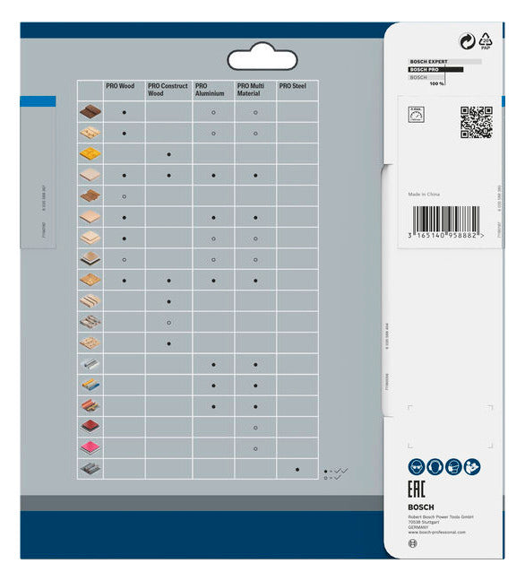 BOSCH-EW Kreissägeblatt  184mm 16mm 2608837767