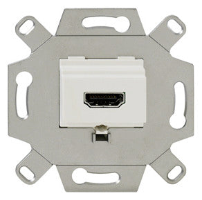 RUTENBECK Einsatz HDMI 1f rws Schraubbef KM-HDMI Up 0 rw ohne Beschriftungsfeld