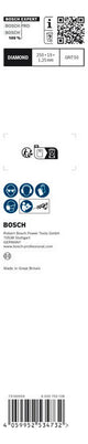 BOSCH-EW Säbelsägeblatt 250mm Edst RBE- 1ER S 1750 RD Hartmetallausführung