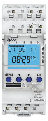 THEBEN Schaltuhr digi 110-230VAC 1kan BT TR 611 top3 RC 87600h 2TE REG