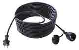 BACHMANN Netzanschlussleitung 5m 16A sw 343.170 3x1,5qmm IP44 Schutzk-Kuppl