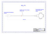 BACHMANN Netzanschlussleitung 10m 16A sw 343.175 3x1,5qmm IP44 Schutzk-Kuppl