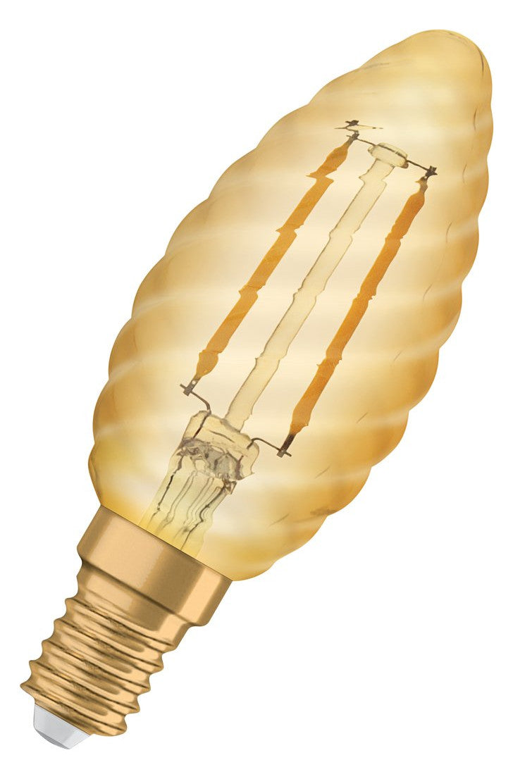 OSRAM LED-Kerzenlampe FM E14 1,5W 2400K Vintage 1906 Classic BW 12 Fil 1.5W ws