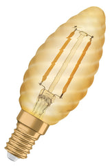 OSRAM LED-Kerzenlampe FM E14 1,5W 2400K Vintage 1906 Classic BW 12 Fil 1.5W ws