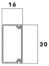 GGK Leitungsführungskanal Kst sbr unbeh LFG 15x30 15x30x2000mm RAL8014