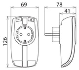 DEHN SE Überspannungsschutzgerät 230VAC DPRO 230 LAN100 RJ45 Adapter 1,5kV opt