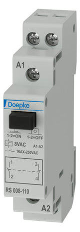 DOEPKE Stromstoßschalter 8VAC 1TE 16A 8V RS 008-110 REG mech.Schalt