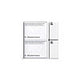 SIEDLE Tastenmodul 1+n 2RT ws 99x99x27mm TM 612-2 W