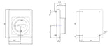 SIEMENS Schrank-Frontplatte B85xH107mm 3RV1923-4B Kst unbeh
