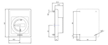 SIEMENS Schrank-Frontplatte B85xH107mm 3RV1923-4B Kst unbeh