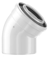 Bosch Abgaszubehör FC-CE80-45 Doppelrohrbogen 45 Gr, d:80/125mm | 7738112593