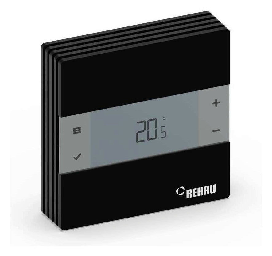 Rehau RAUTHERM Raumregler NEA HCT 230 V, schwarz | 14603021001