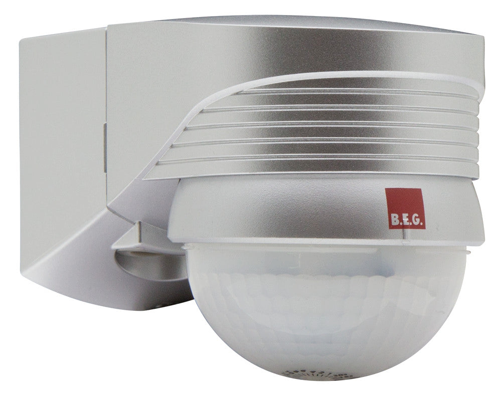 BEG Bewegungsmelder 280° AP edst BWM LC-plus 280 Edelstahl-Optik IP54 2000W