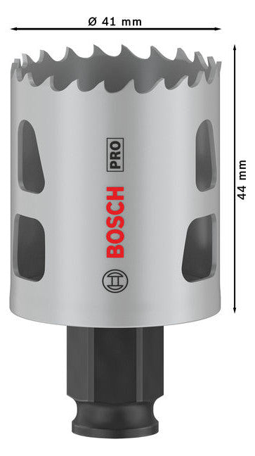 BOSCH-EW Lochsäge  41mm T44mm Sechskant LOCHSÄGE f.Gips Holz