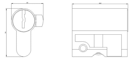 SIEMENS Schließung Schlüssel Zyl 8GK9561-0KK00