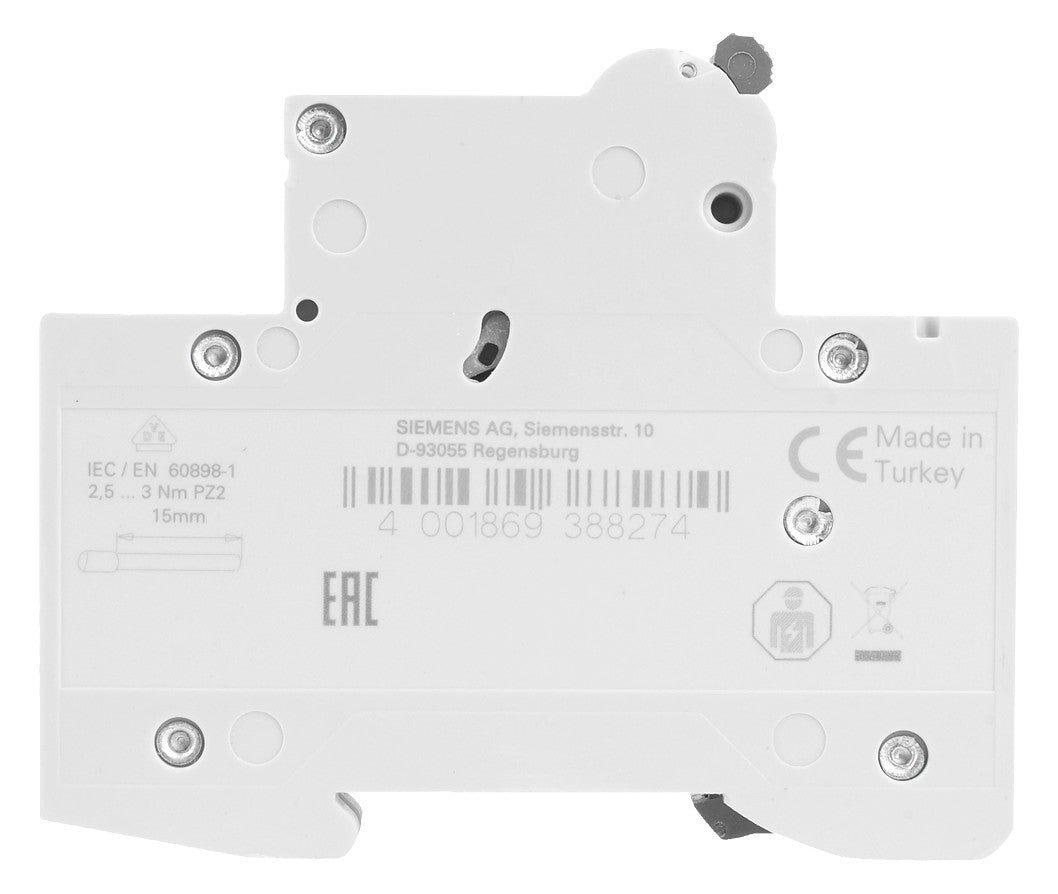 SIEMENS Leitungsschutzschalter UC B 6A 5SL6106-6 1p 400V 1TE 50Hz IP20