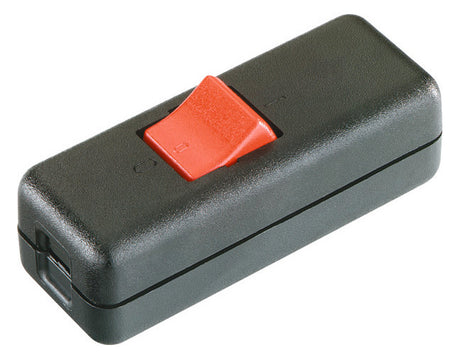 BACHMANN Schnurschalter 10W sw Wippe 924.051 230V