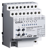 GIRA Jalousieaktor KNX REG 4f 1Eing 6A 216000 Handbedien Schalten