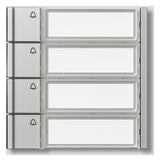 SIEDLE Ruftastenmodul Bus 4RT si TM 700-4-0 SM 99x99x26mm