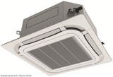 TOSOT Split Inverter Innent. T6CKU24NI1 Kassettengerät o. Blende,Kühlen/Heizen *