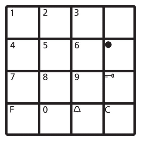 SIEDLE Zugangsmodul dgr 99x99x27mm COM 611-02 DG