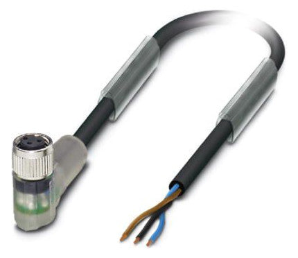 PHOENIX Sensor-Aktorkabel 3p 5m M8 abgew SAC-3P- 5,0-PUR/M 8FR-2L Female fr.Ende