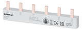 SIEMENS Phasenschiene 3ph 18mm 102mm 50A 5ST3613 10qmm Stift isol