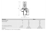 Überströmventil DU146 Muffe, Messing 1 1/4 ", A