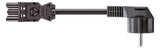 BACHMANN Geräteanschlussleitung 3p sw 375.003 H05VV-F 1,5qmm L3000mm