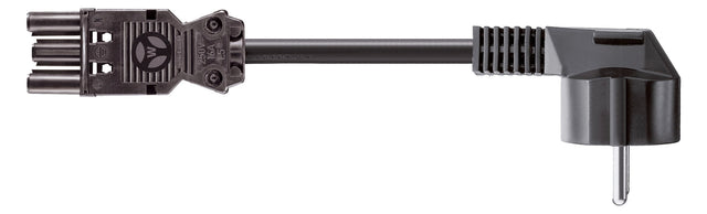 BACHMANN Geräteanschlussleitung 3p sw 375.003 H05VV-F 1,5qmm L3000mm