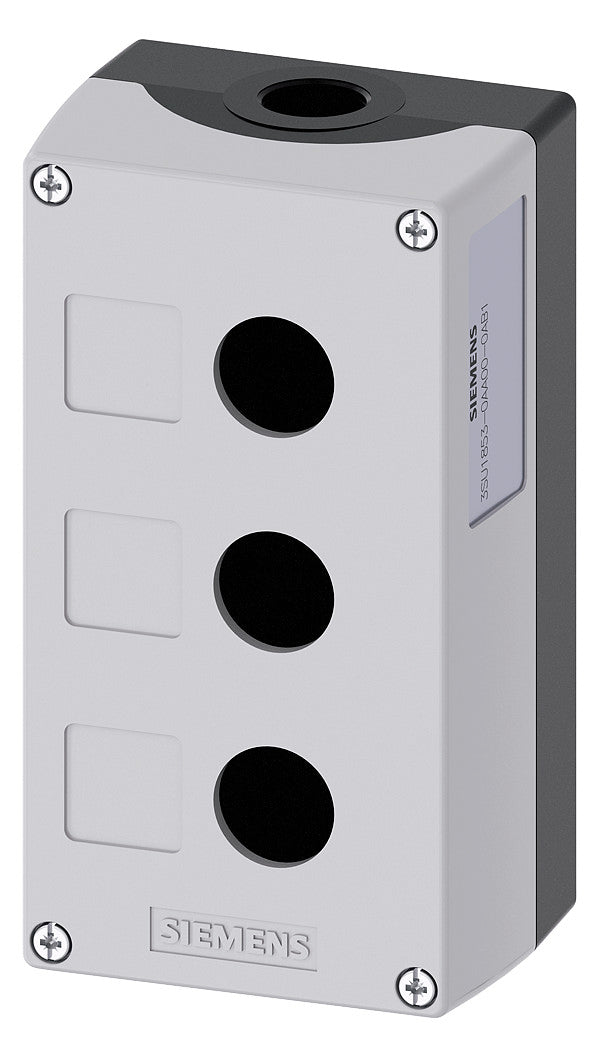 SIEMENS Aufbaugehäuse ST  22mm IP68 3SU1853-0AA00-0AB1 85x154x63,8mm