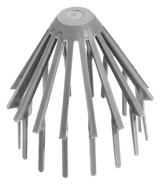 Walraven Laubfanggitter PP 83x83x68 grau nach RAL 7035 60-75 mm | 5952060