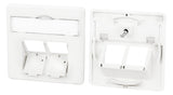 METZ CONNECT Zentralplatte RJ45 2f rws 860023-02-I Schraubbef m.Staubschutz