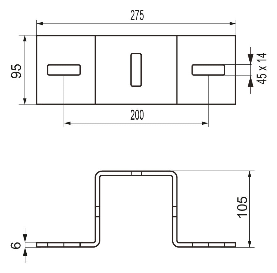 Walraven Kreuzverbinder Maxx CC100 für Maxx-Profil 100 / fv 275x95x105mm | 6589111