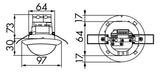 BEG Bewegungsmelder 360° EB ws BWM IP20 PD4-M-2C-DE fernb 2300W HLK