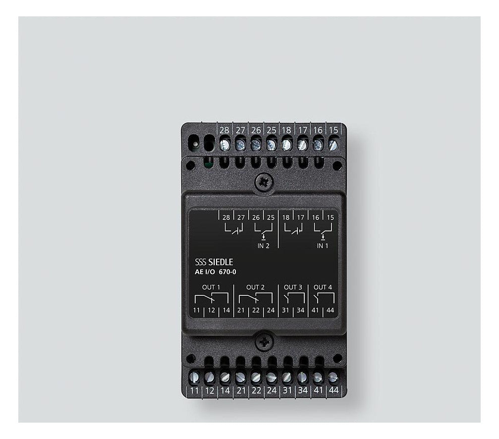 SIEDLE Schaltgerät LAN F=erweitern AE I/O 670-0