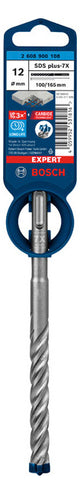 BOSCH-EW Hammerbohrer  12mm SDSplus SDS plus-7X 1pc 100/165mm f.Beton