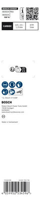 BOSCH-EW Säbelsägeblatt 225mm Edst Stahl RBE- 3ER S 1155 CHM Nichteisen-Metalle