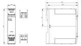 SIEMENS Thermistorrelais 1f 2W abn.Klemm 3RN2010-2BA30 ext.Reset