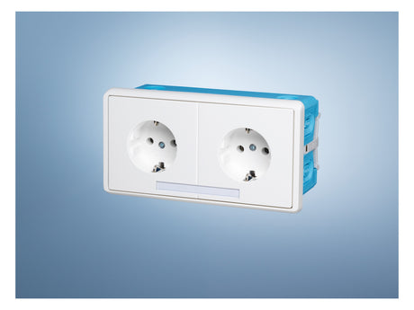 GGK Steckdose 2f rws mt GEB-K USB IP20 KSE 50-2 horiz
