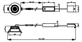 PHILIPS-LICHT LED-Einbaustrahler 6W ws RS071B 5S/827_30_40 40D PSR PI6 IP6 dim