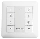ESYLUX Tastsensor UP ws mt 8f 8pkt LED PUSH BUTTON x8 TW inkl.Ankoppl