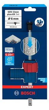 BOSCH-EW Hammerbohrer  6mm SDSplus SDS-PLUS-SAUGBO 100/225mm f.Beton