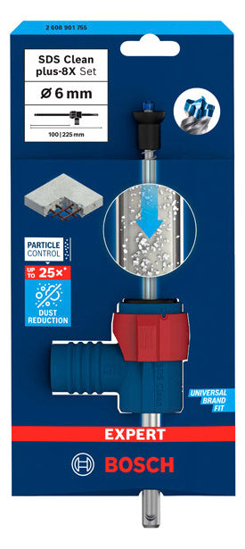 BOSCH-EW Hammerbohrer  6mm SDSplus SDS-PLUS-SAUGBO 100/225mm f.Beton