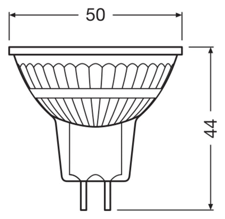 LEDVANCE LED-Reflektorlampe GU5,3 5W ws LED MR16 35 36° DIM P 5W 940 GU5.3 4000K