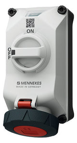 MENNEKES CEE-Schaltersteckdose 5p 32A 6h 5614506H 400V/rt IP67 Kst gemischt