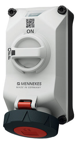 MENNEKES CEE-Schaltersteckdose 5p 32A 6h 5614506H 400V/rt IP67 Kst gemischt