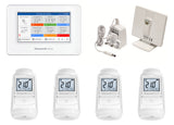Honeywell evohome Starter-Paket Regler, Tischständer, 4 Heizkörperregler | ATP934G4002