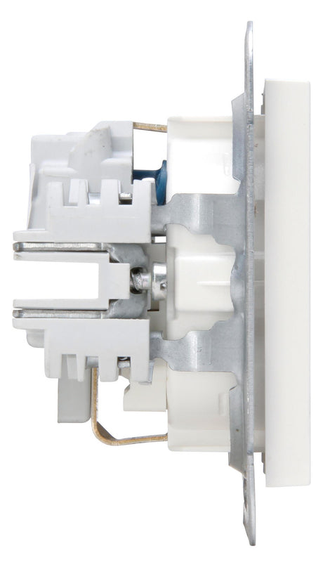 KOPP Steckdose 1f rws glz UP m.BS IP20 940029009